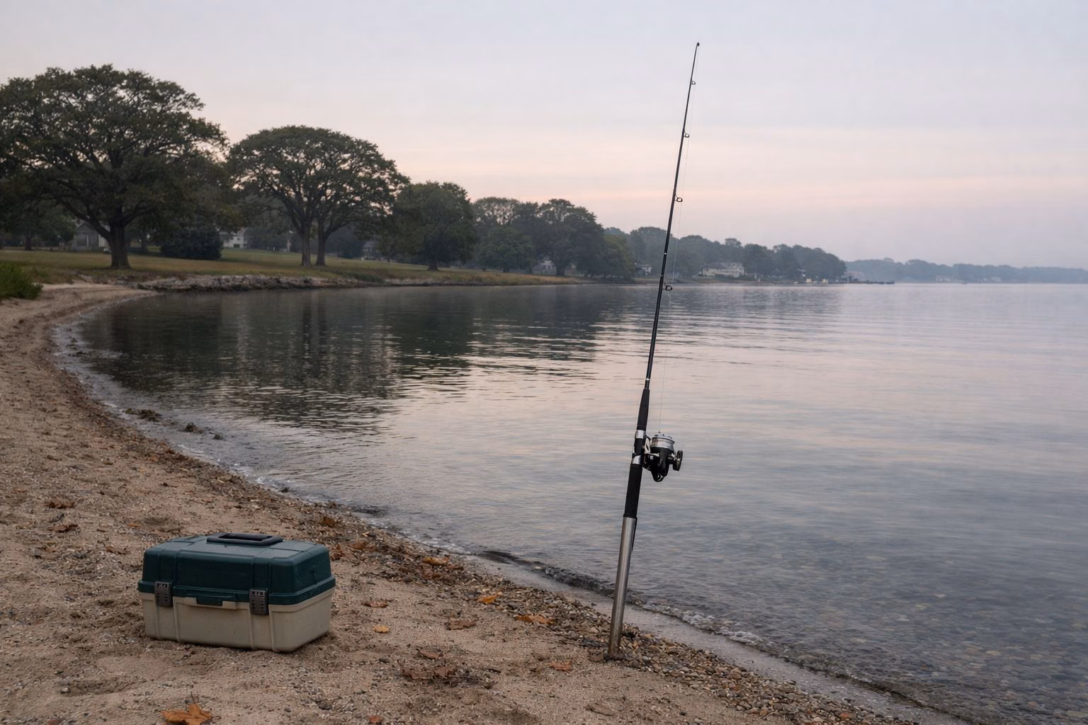 Calm bay at dawn
